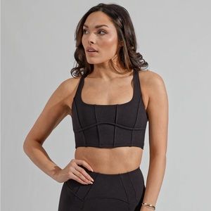 Buffbunny Corset Crop Black